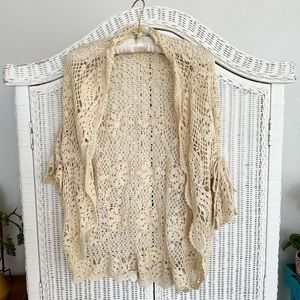 Vintage Style Crochet Cardigan